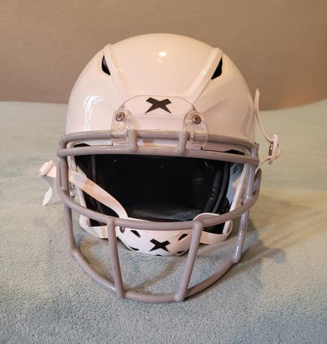 Youth Xenith Shadow Football Helmet (2024 Initial Season) - White - Large