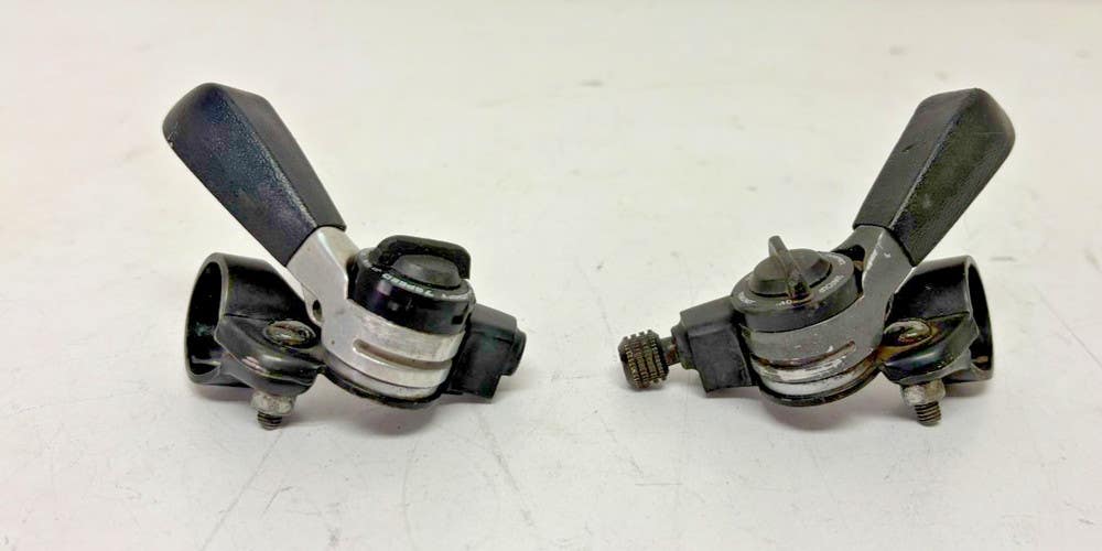 Vintage Suntour Power Control 3x7 Speed Mountain Bike Thumb Shifters EXCELLENT