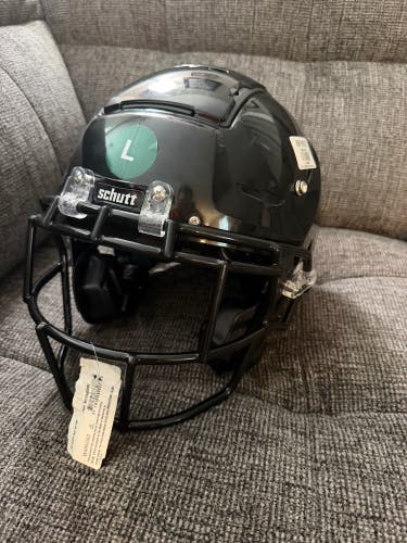 Black Youth Large Schutt F7 football Helmet (New)