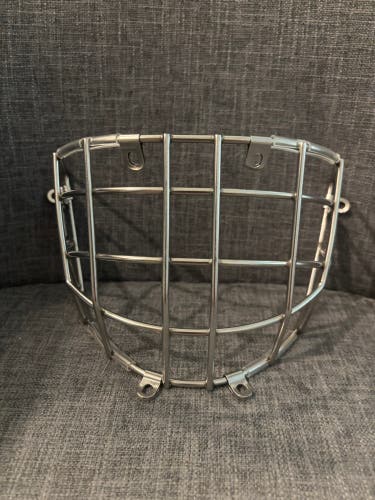 Bauer Hockey Certified Replacement Goalie Cage Senior Chrome