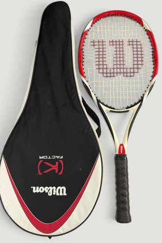 Wilson K Factor BOLD 100 sq. in. Tennis Racquet 4 3/8"