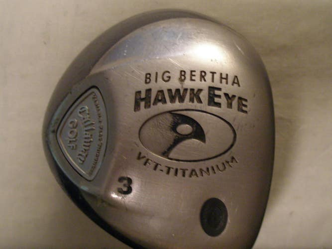 Callaway Hawk Eye VFT 3 Wood (Graphite, Firm) Ti 3w Fairway Golf Club