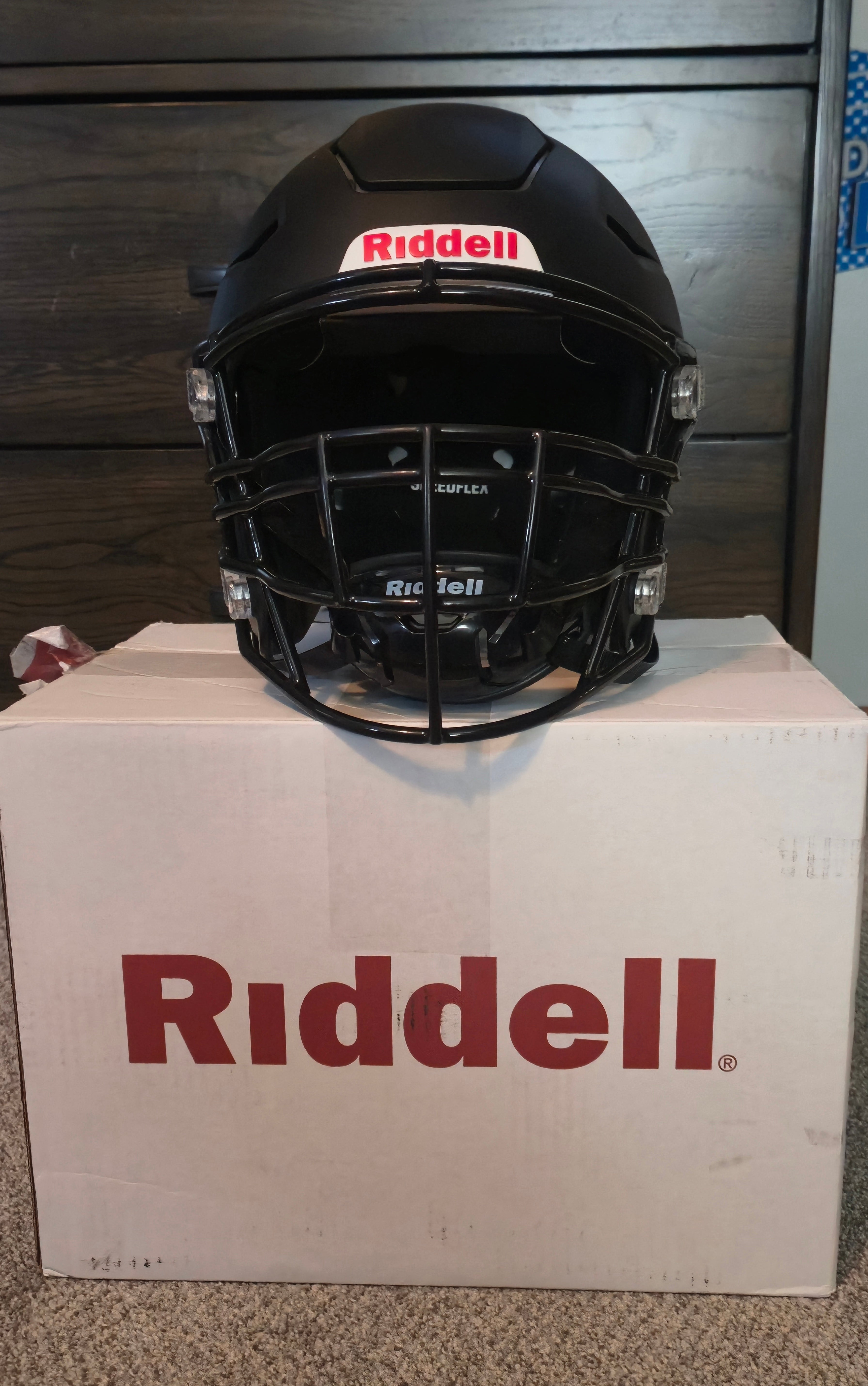 all black speedflex helmet Miami Hurricanes Riddell Authentic art protection Atlanta Falcons Mid-Size SpeedFlex