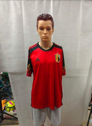 NWT Belgium National Team Jersey Adidas Aeroready Red 2022 World Cup XL