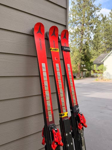 Mens Atomic FIS GS 193cm Race Skis **3X PAIR BUNDLE