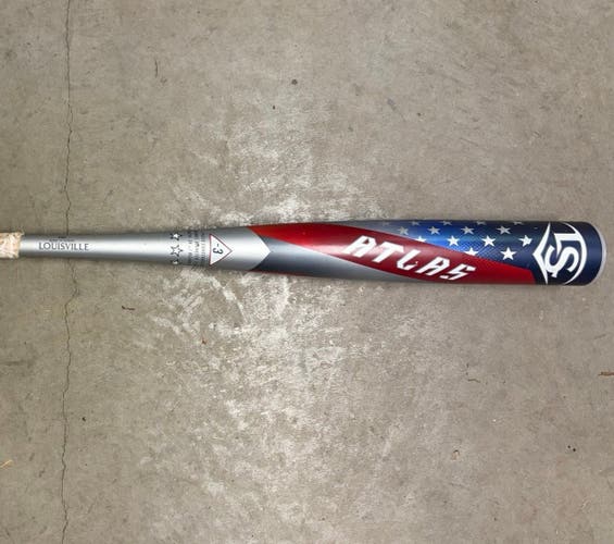 2025 Louisville Slugger Atlas Alloy BBCOR Certified Bat (-3) 31 oz 34" (Slightly Used)