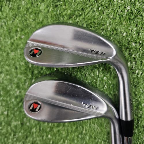 Maltby TSW Forged Wedge Set 52/8 & 56/12 TT SCORE LT Stiff Flex Steel RH