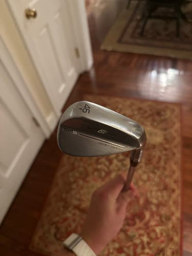Titleist Vokey SM9 Tour Chrome Right Handed Wedge Flex 46degree 10f Steel Shaft used