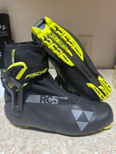 Sz 15 EU 48 Fischer RC5 combi Cross Country Ski Boots NNN RC x/c classic