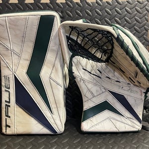 True Catalyst Px3 hockey goalie glove and blocker