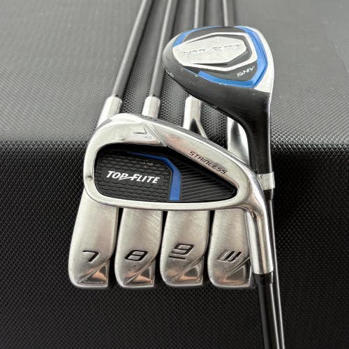TOP FLITE STAINLESS IRON SET 5H-P
