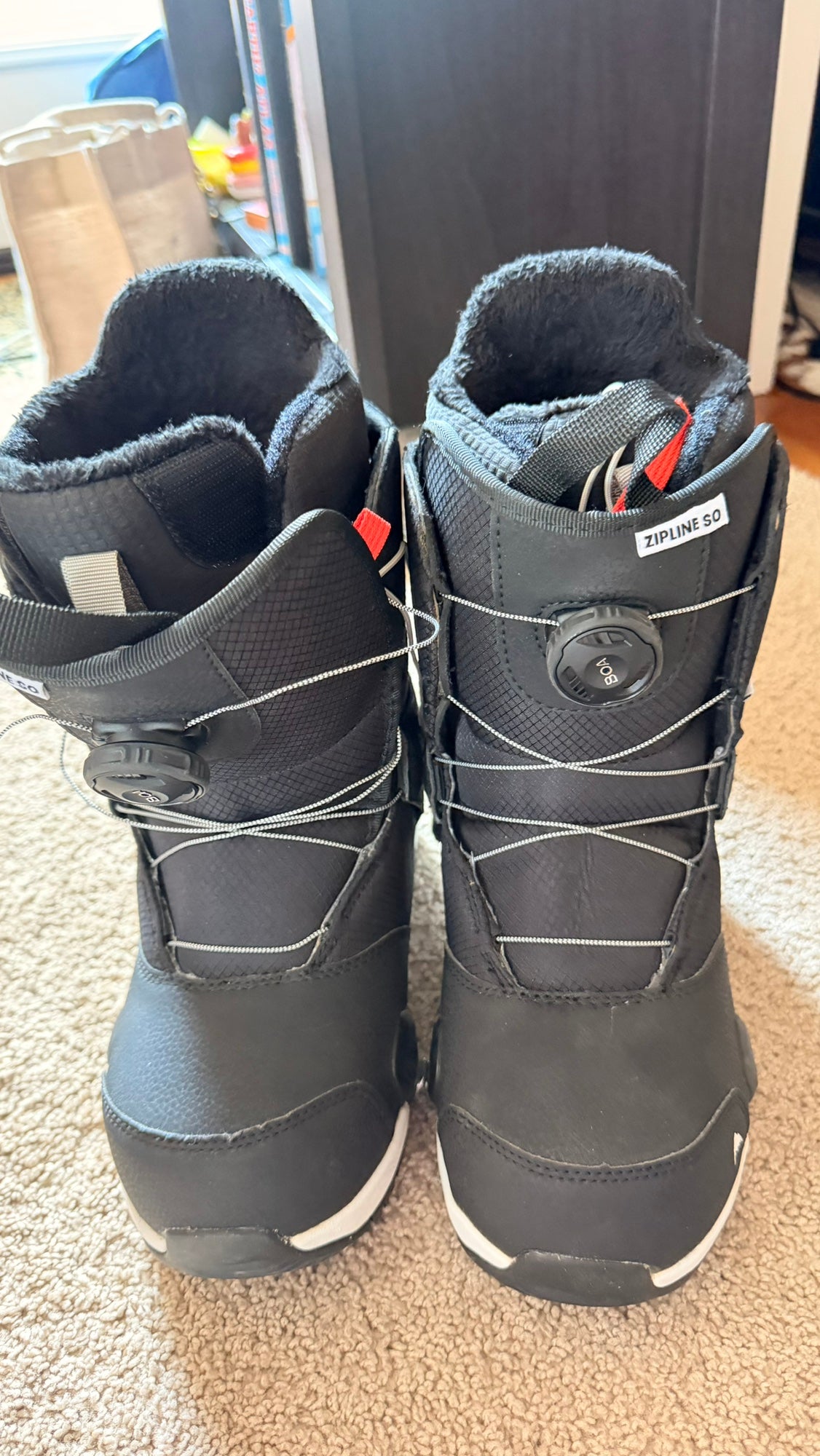 Unisex 6K (Toddler) Burton Zipline Snowboard Boots (New
