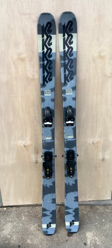 K2 Reckoner 92 159 cm Skis With Bindings Max Din 11 (Used)