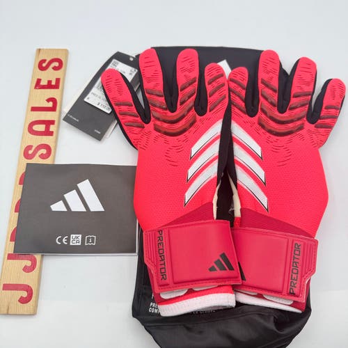ADIDAS PREDATOR GL COMPETITION GOALKEEPER LUCID RED BLACK JH3821 MEN’S SIZE 8
New With Tags