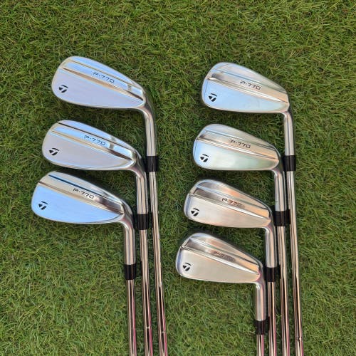 2024 TaylorMade P770 Iron Set 4-PW Modus3 Tour 105 Stiff Flex 7 Clubs