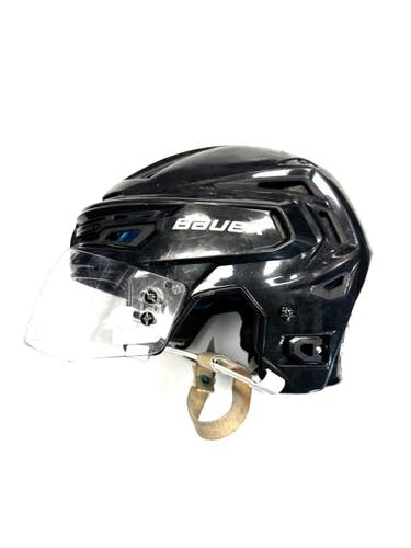 Used Bauer REAKT 150 HALF SHEILD Helmet Half Visor Combo Black LG 11860-S000311655