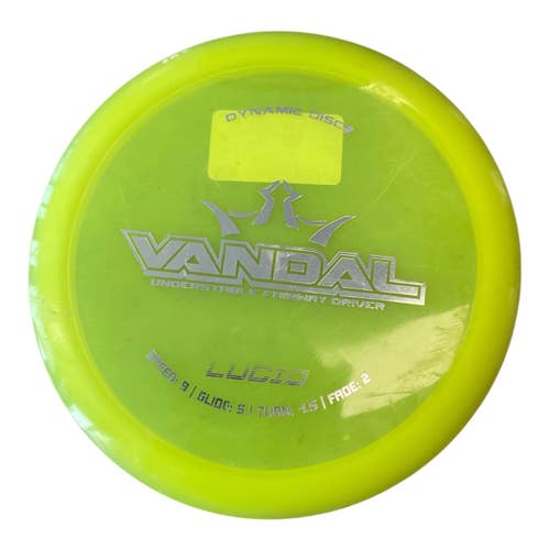 Used Dynamic Discs VANDAL Disc Golf Driver Lime Green 170g 11450-S000524489