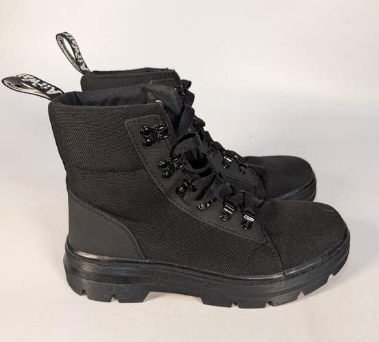 Dr. Martens Combs W Black Lace Up Combat Boots Womens Size 7