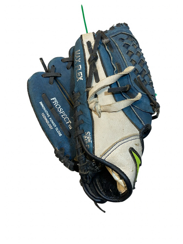 Used Mizuno POWER CLOSE BB/SB Glove LH Throw Navy Blue 10" 11706-S000381477