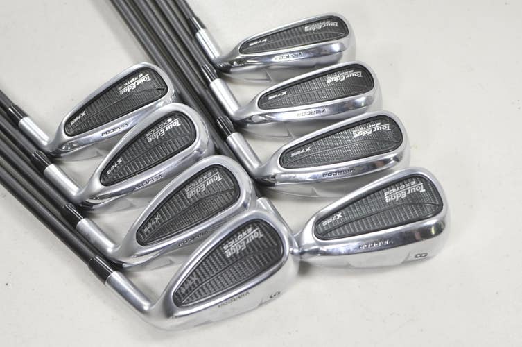 Tour Edge Exotics X725 5-PW,AW,SW Iron Set Senior Flex Cypher Graphite # 221856