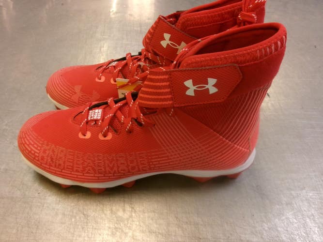 Used Under Armour Adult FB Cleats Red Senior 9 11339-S000204059