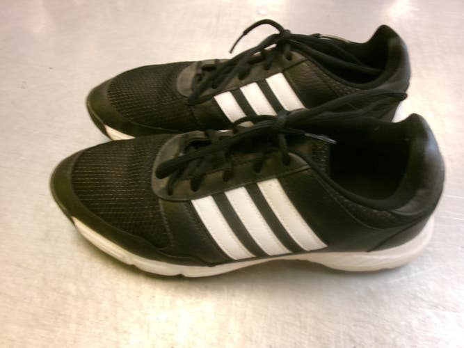 Used Adidas Mens Golf Shoes Black Senior 9.5 11339-S000204056