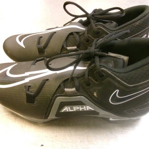 Used Nike ALPHA Adult FB Cleats Black Senior 12 11339-S000204058