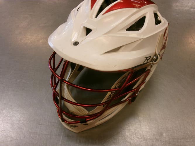 Used Cascade R Lacrosse Helmet White MD 11339-S000203989