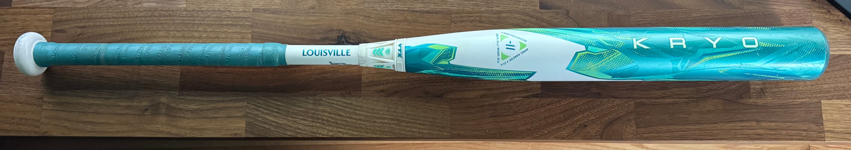 2026 Louisville Slugger Kryo Composite Bat (-11) 22 oz 33" (Used)