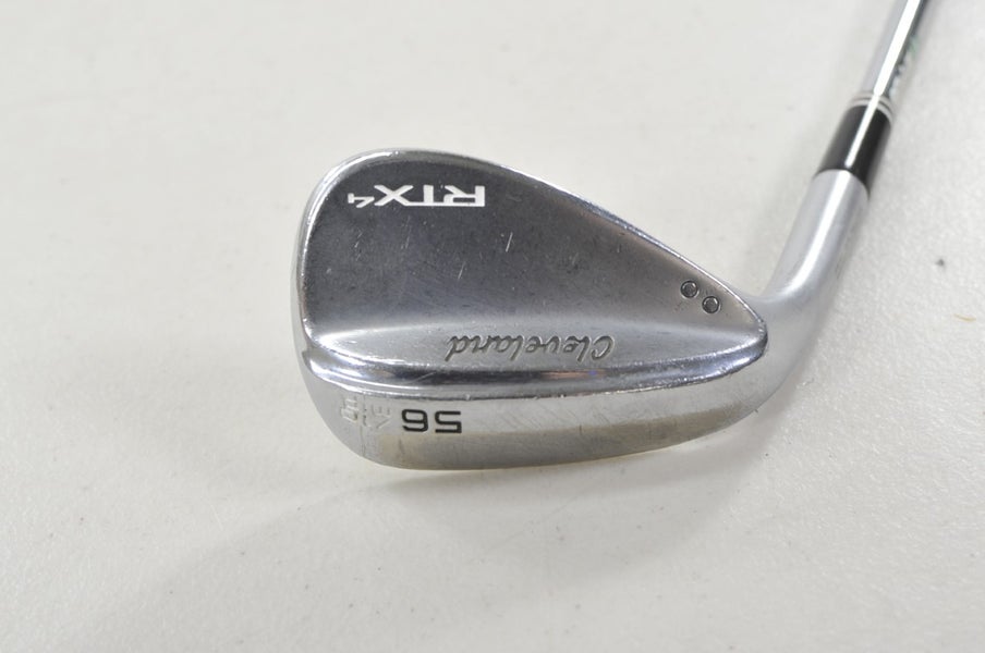 LEFT HANDED Cleveland RTX-4 Tour Satin 56*-10 Wedge DG S400 Stiff Steel # 221885