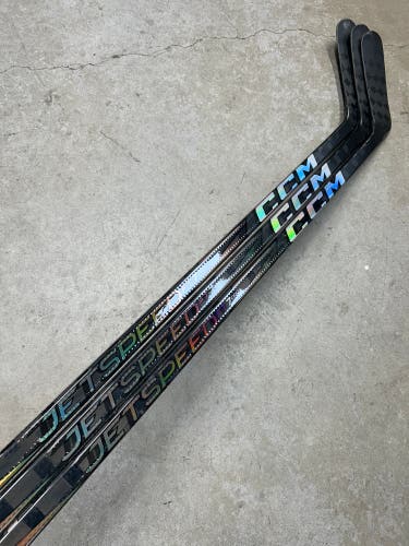 3 PACK 80 Flex Custom P90TM Senior CCM Jetspeed FT7 Pro Left Hand Hockey Stick Pro Stock