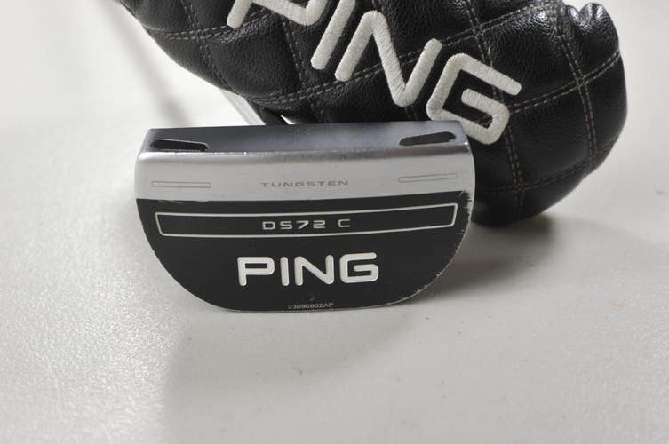 LEFT HANDED Ping DS72 C 2023 35" Putter Black Dot Straight Steel # 221883
