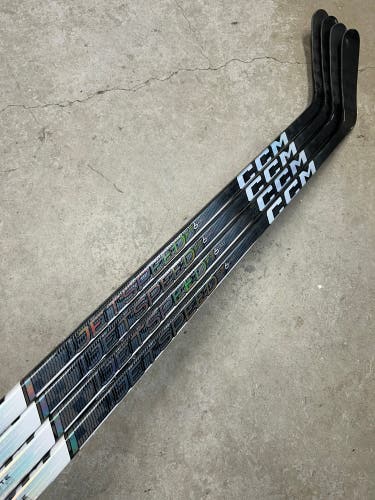 4 PACK 80 Flex Custom P90TM Senior CCM JetSpeed FT6 Pro Left Hand Hockey Stick Pro Stock (New)