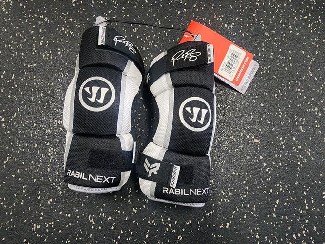 Warrior Rabil Next Lacrosse Arm Pads Guards White Xs 11849-s000033758