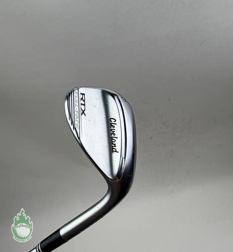 Right Handed Cleveland RTX Full Face Wedge 56*-09 TI Wedge Flex Steel Golf Club