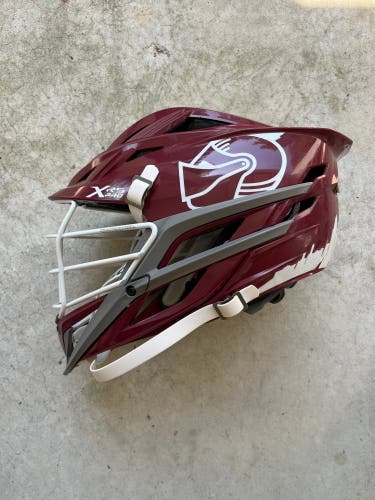 Bellarmine University Lacrosse Maroon Cascade XRS Pro Helmet (Used)