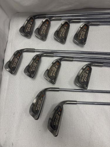 Used Ping ZING 2 ORANGE DOT Mens Iron Set RH 2I-SW 11490-S000275071