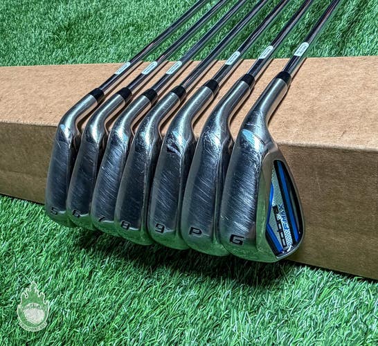 Used Right Handed Cobra F-Max 20 Irons 5-PW/GW Ultralite Stiff Steel Golf Set