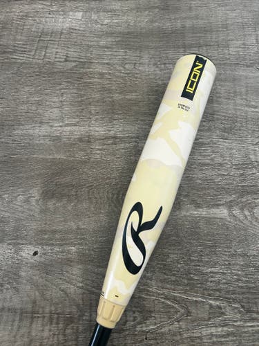 2025 Rawlings Icon Composite USABat Certified Bat (-10) 20 oz 30" (Used)