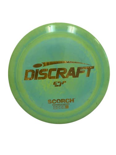 Used Discraft ESP Scorch 170g Disc Golf Driver Green   11692-S000153916