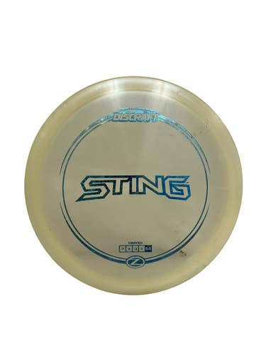 Used Discraft Z Sting 175g Disc Golf Driver White  11692-S000153904