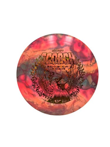 Used Discraft ESP Scorch 165g Disc Golf Driver Red  11692-S000153866