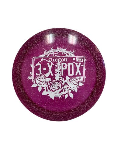 Used Discraft Cryztal Sparkle Drive 174g Disc Golf Driver Maroon  11692-S000153856