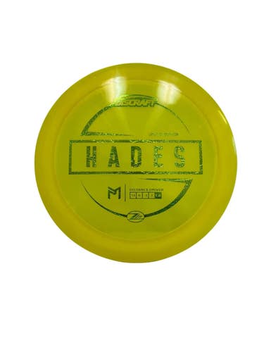 Used Discraft Z Hades 152g Disc Golf Driver Yellow  11692-S000153854