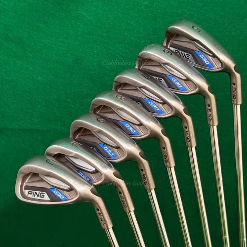 Ping G30 Black Dot 5-UW Iron Set Ping CFS Distance Steel Stiff