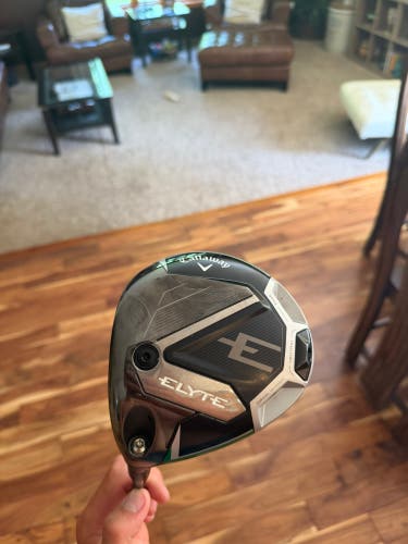 Men's 2025 Callaway Elyte Left Hand Driver Stiff Flex 10.5 Loft Graphite Shaft (Used)