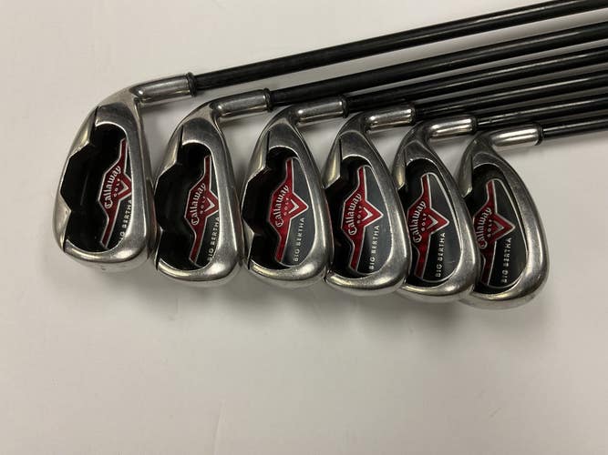 Used Callaway BIG BERTHA Mens Iron Set RH 6I-SW 11855-S000206678