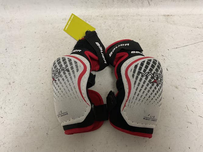 Used Bauer VAPOR X20 Junior Elbow Pads White/Black/Red LG 11855-S000206670
