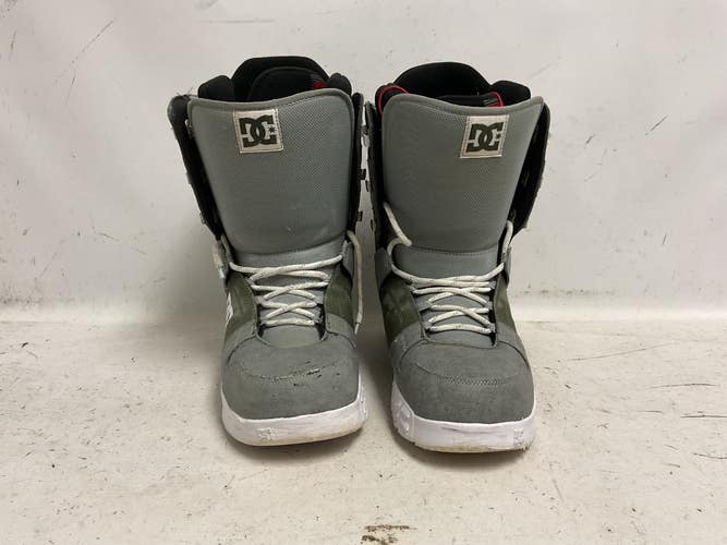 Used DC Shoes PHASE 2020 Mens Snowboard Boots Grey And Lime Senior 11.5 11855-S000206638