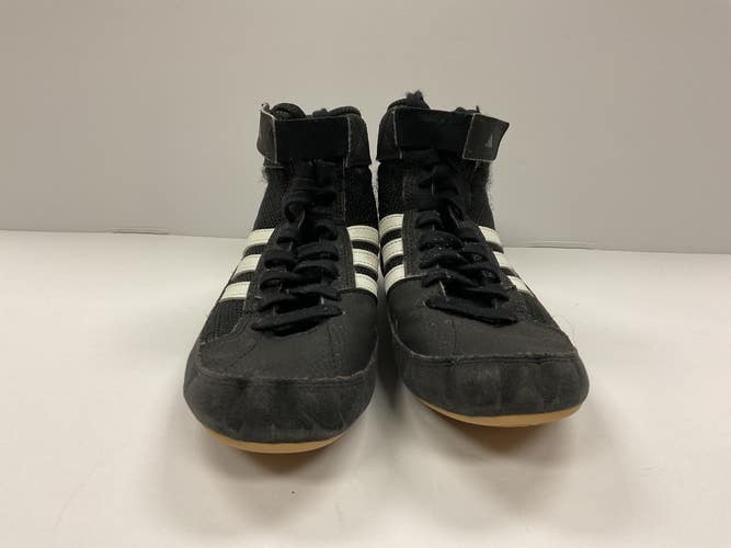 Used Adidas AQ3327 Wrestling Shoes Black Junior 03.5 11855-S000206633